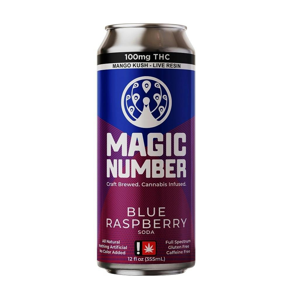 Magic Number - Blue Raspberry 100mg THC - 1