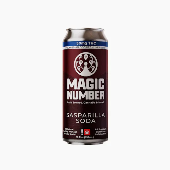 Magic Number - Sasparilla 50mg THC - 1