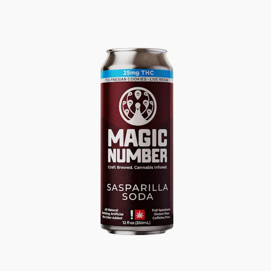 Magic Number - Sasparilla 25mg THC - 1