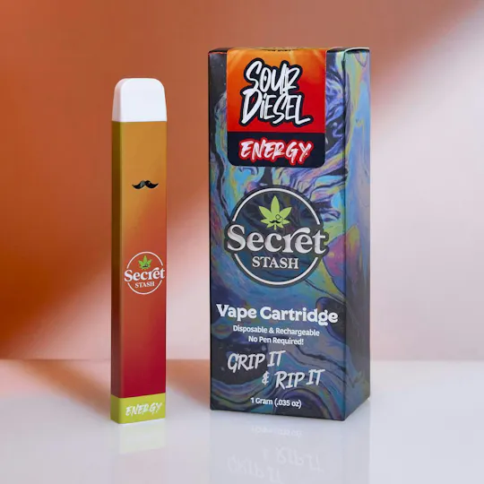 Secret Stash - Secret Stash | Disposable Cart | Energy | Durban Poison | 1g - 1