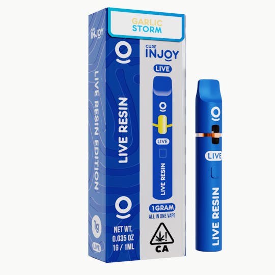 Cure Injoy - Cure Injoy 1g - Live Resin - Garlic Storm - AIO (INDICA) - 1