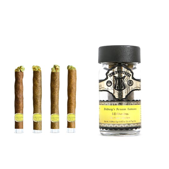 El Bluntito 4-Pack - Britney's Frozen Lemons - 3G [Mini Blunt Pack El Bluntito 4-Pack - Britney's Frozen Lemons - 3G [Mini Blunt Pack