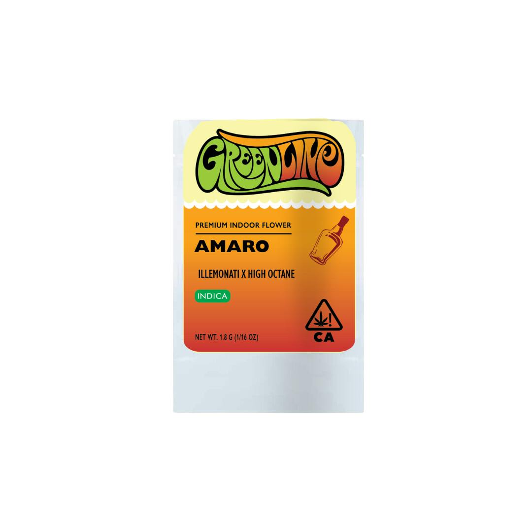 Greenline - Amaro - 1/16 oz - Indoor - Indica - 1.8g - 1
