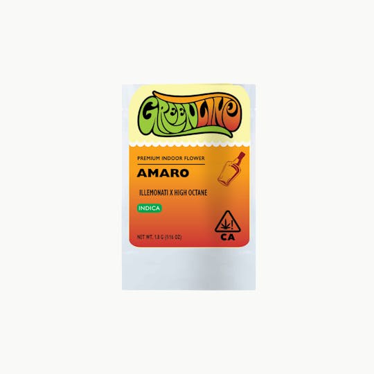 Greenline - Amaro - 1/16 oz - Indoor - Indica - 1.8g - 1