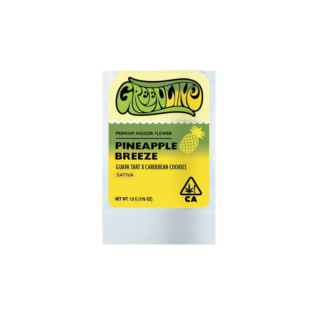 Greenline - Pineapple Breeze - 1/16 oz - Indoor - Sativa - 1.8g - 1