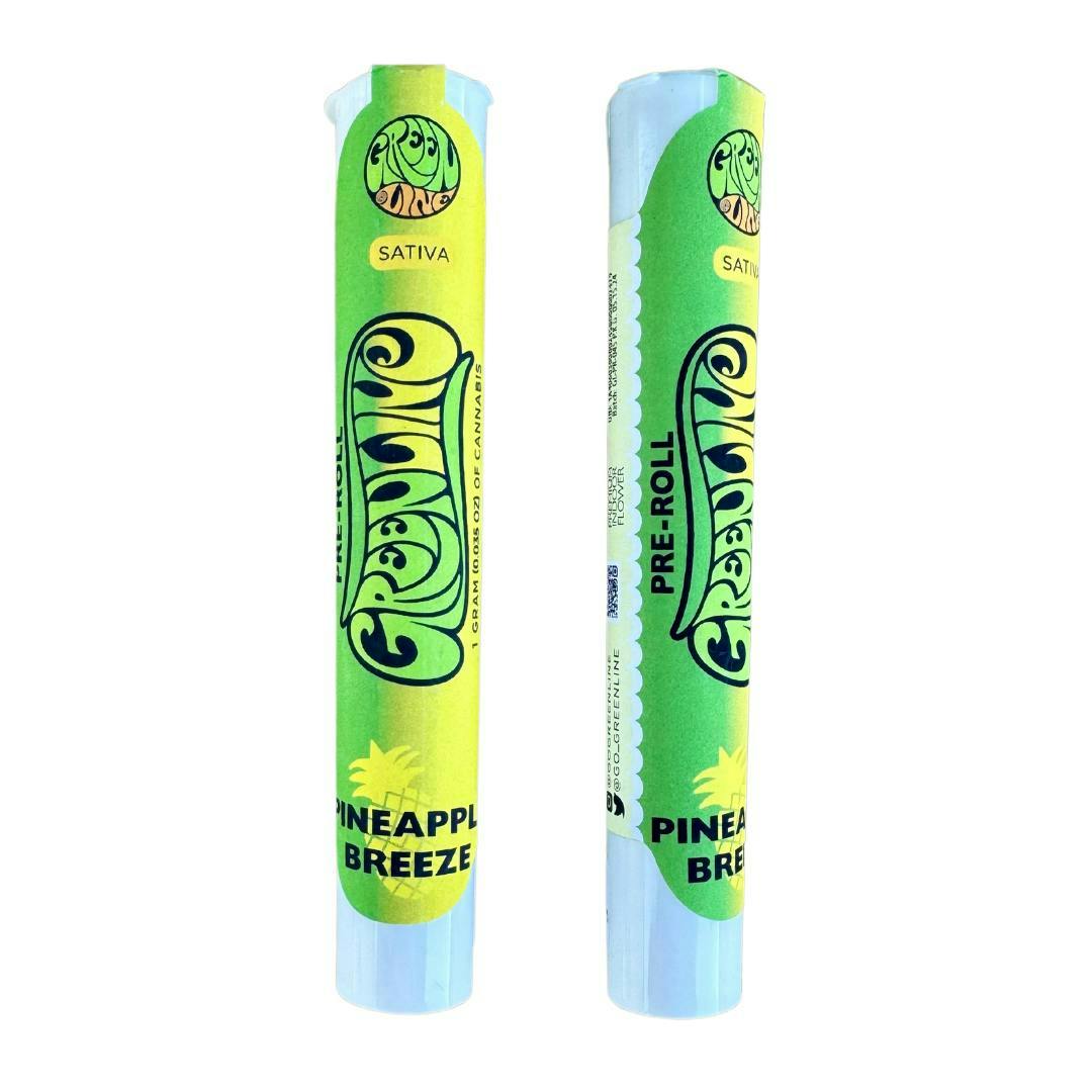 Greenline - Pineapple Breeze - Indoor Flower Pre-Roll - Sativa - 1g - 1