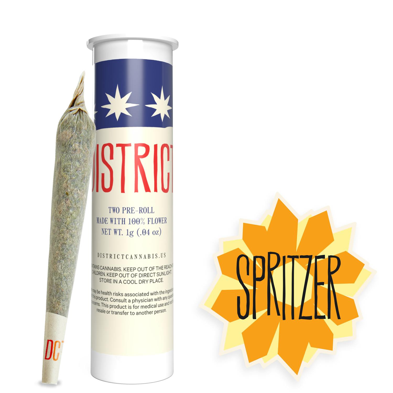 District Cannabis - Spritzer Pre-Roll 1g - 1