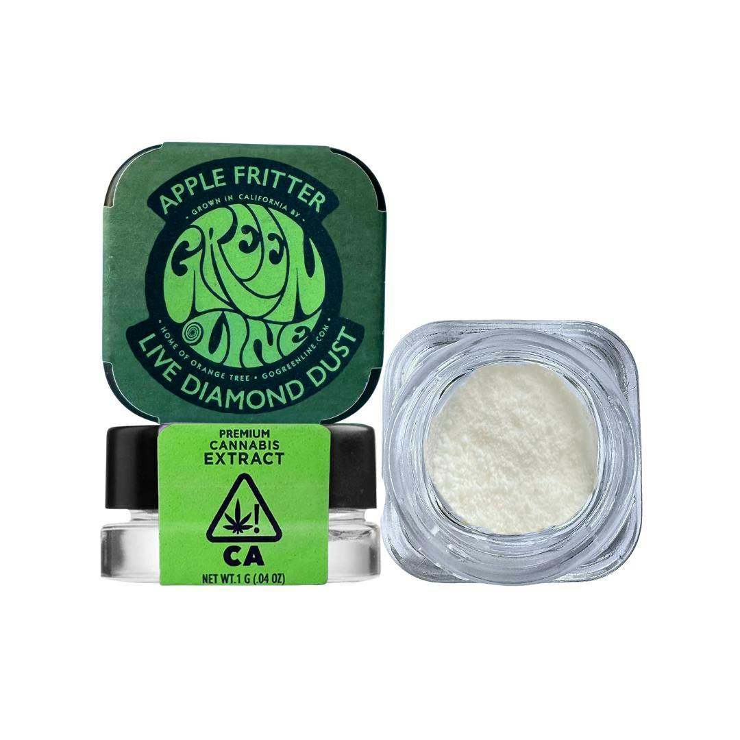 Greenline - Apple Fritter - LIVE Diamond Dust - Extract - Hybrid - 1g - 1
