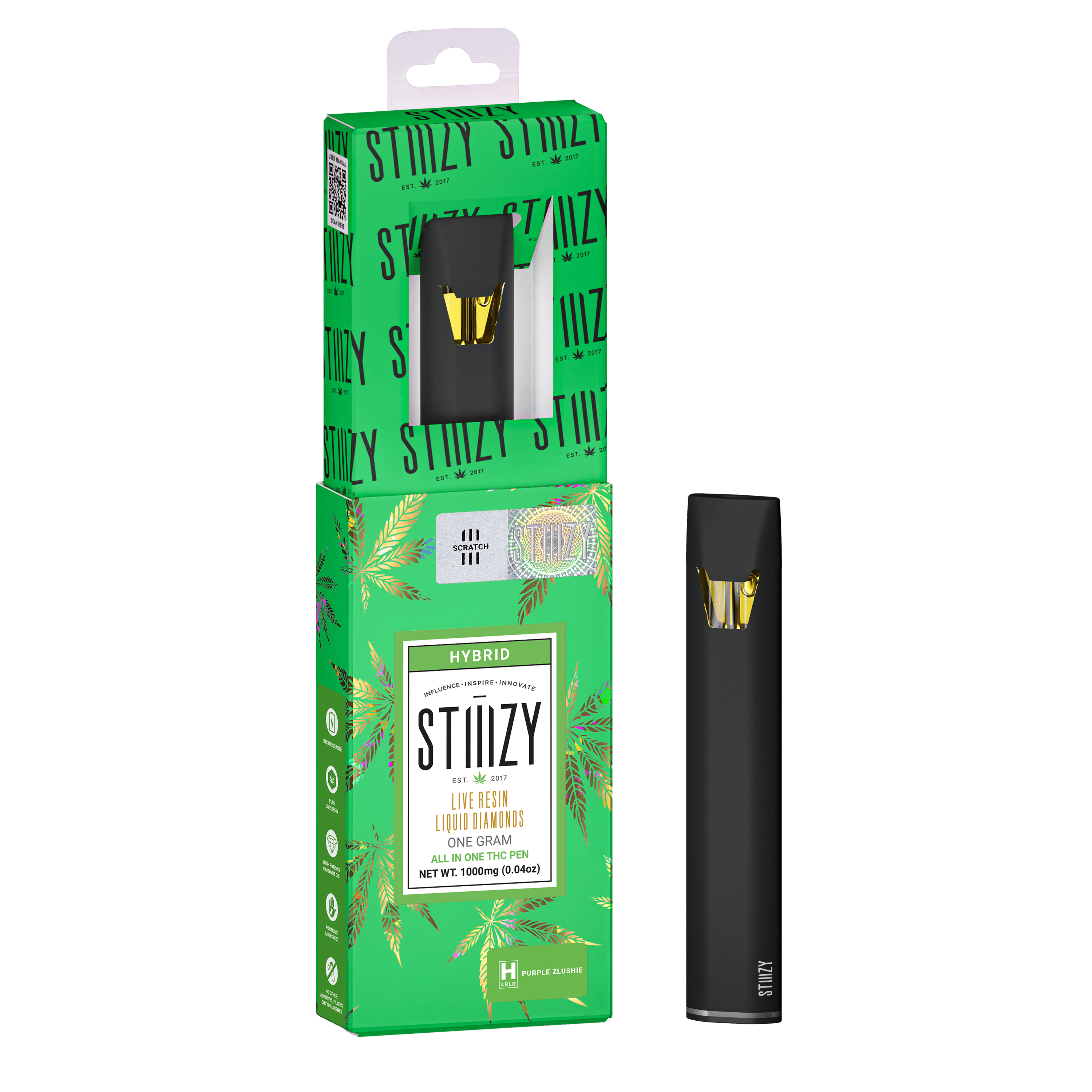 STIIIZY - Vape - PURPLE ZLUSHIE 1G LQD All-In-One - 1