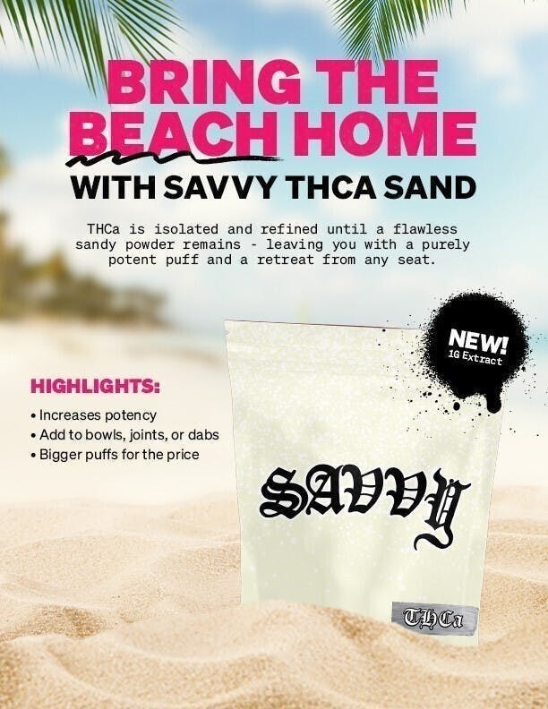 Savvy - THCA Sand | 1g - 1