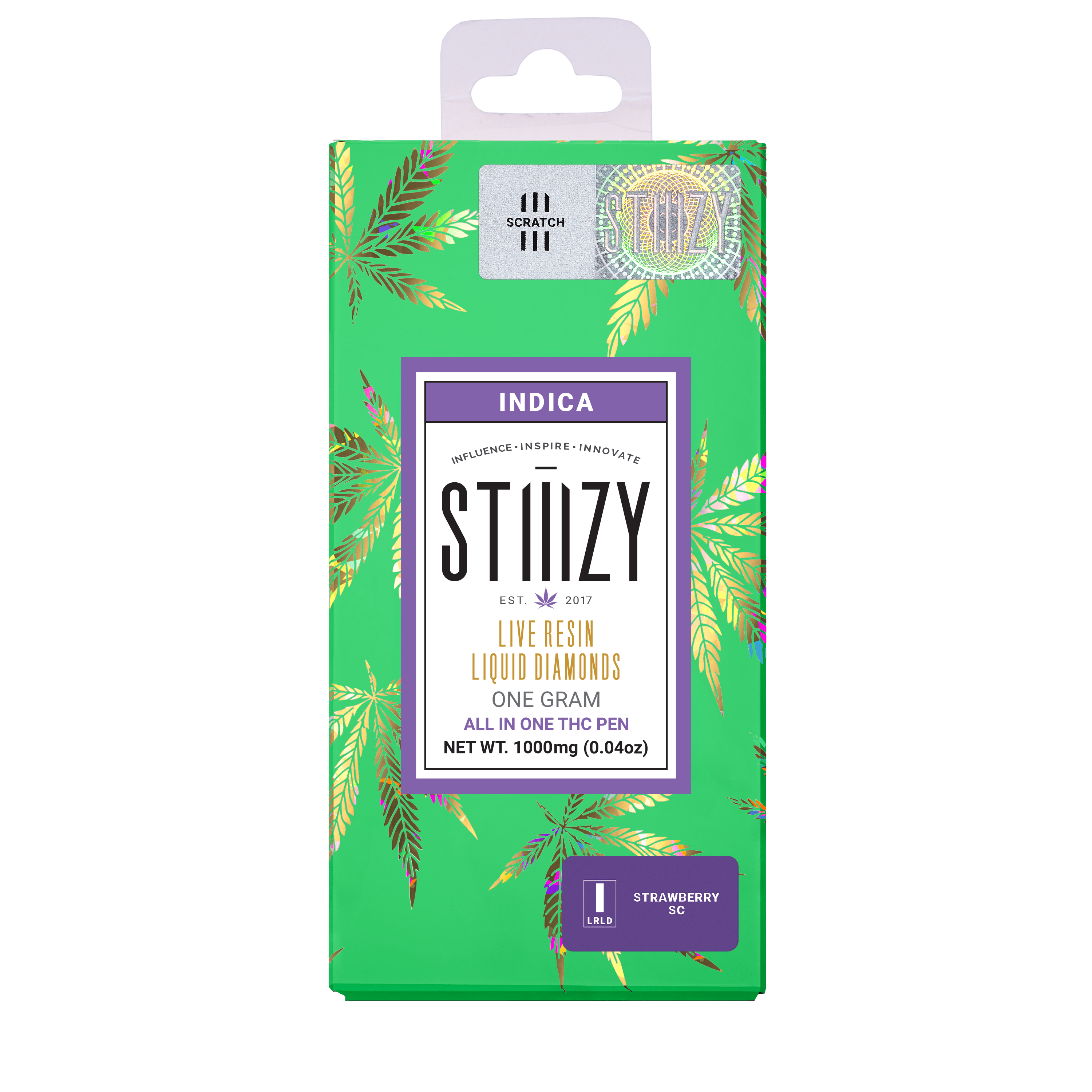 STIIIZY - Vape - STRAWBERRY SC 1G LQD All-In-One - 1