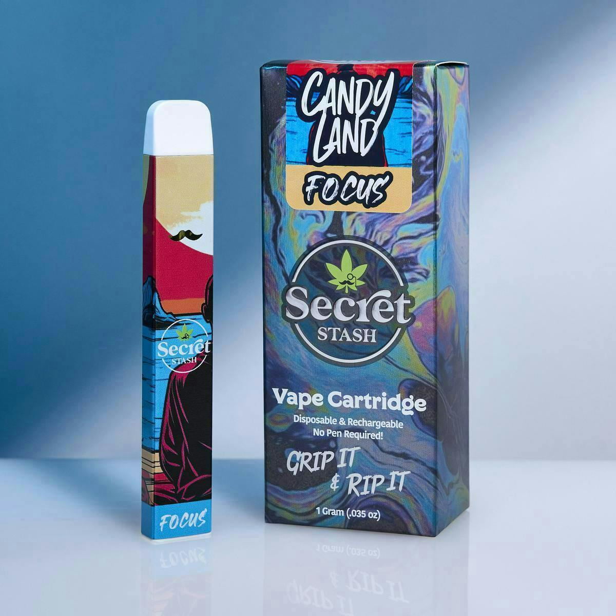 Secret Stash - Secret Stash | Disposable Cart | Focus | Candyland | 1g - 1