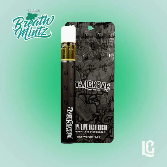 Local Grove - Local Grove Live Hash Rosin Disposable | Breath Mintz | 0.5G - 1