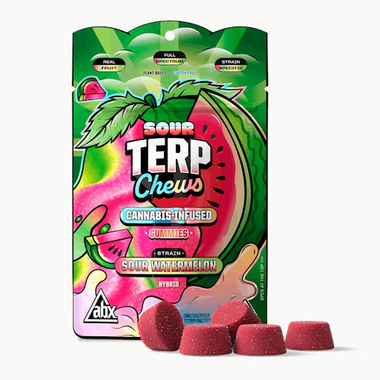 ABX / absoluteXtracts - ABX - Sour Watermelon Terp Chews - 100mg - 1