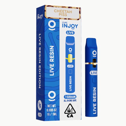 Cure Injoy - Cure Injoy 1g - Live Resin - Cheetah Piss -AIO (SATIVA) - 1