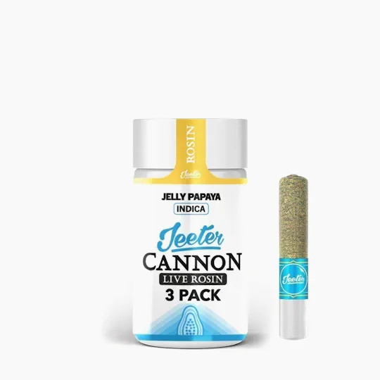 Jeeter - Jeeter | Jelly Papaya | Live Rosin Cannons | Infused Minis | 0.5g ea | 3pk - 1