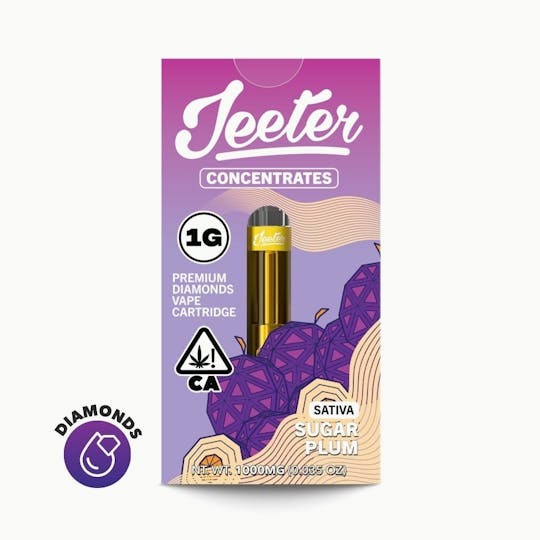 Jeeter - Jeeter Concentrates Diamonds Vape Cartridge - Sugar Plum - 1