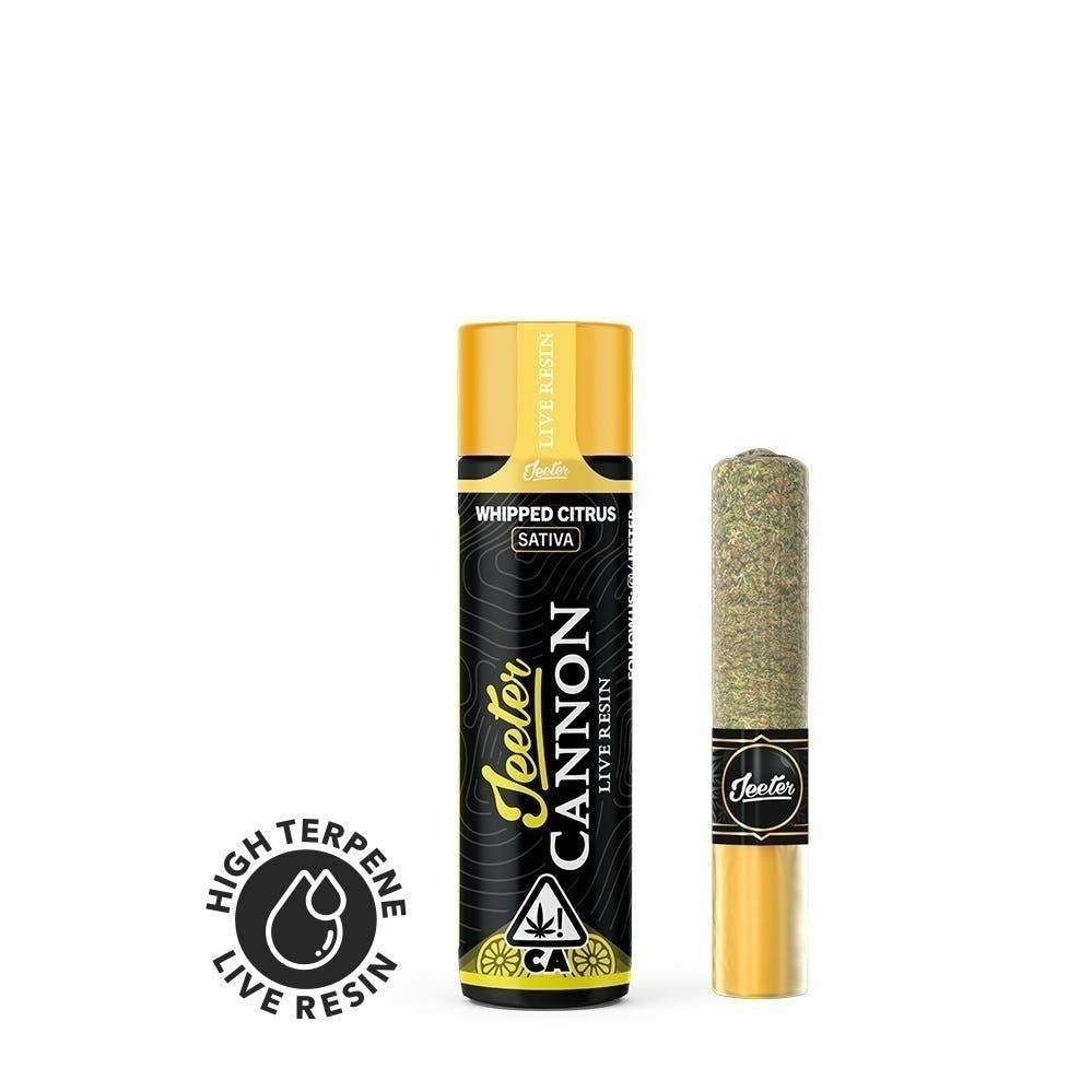 Jeeter - Jeeter | Whipped Citrus | Live Resin Cannon | Infused Joint | 1.3g - 1