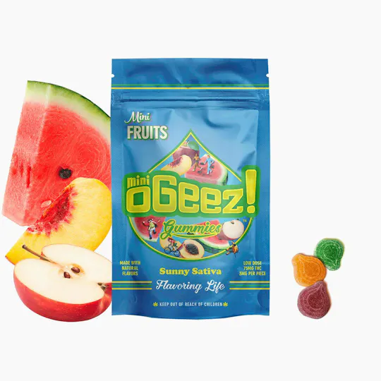 Ogeez! - OGeez! | Mini's | Mini's Fruits Gummies | 75mg | 25ct | 3mg/ea - 1