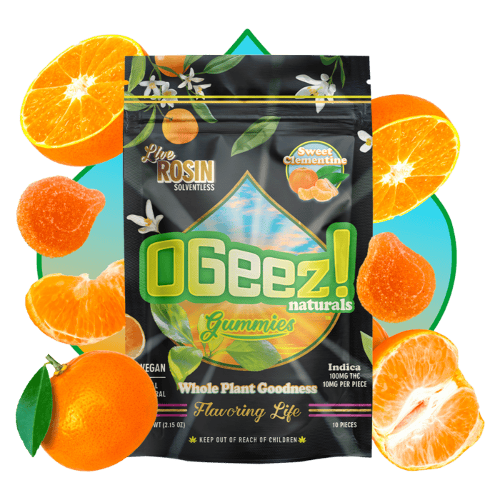 Ogeez! - OGeez! | Naturals | Sweet Clementine Gummies | 100mg | 10ct | 10mg/ea - 1