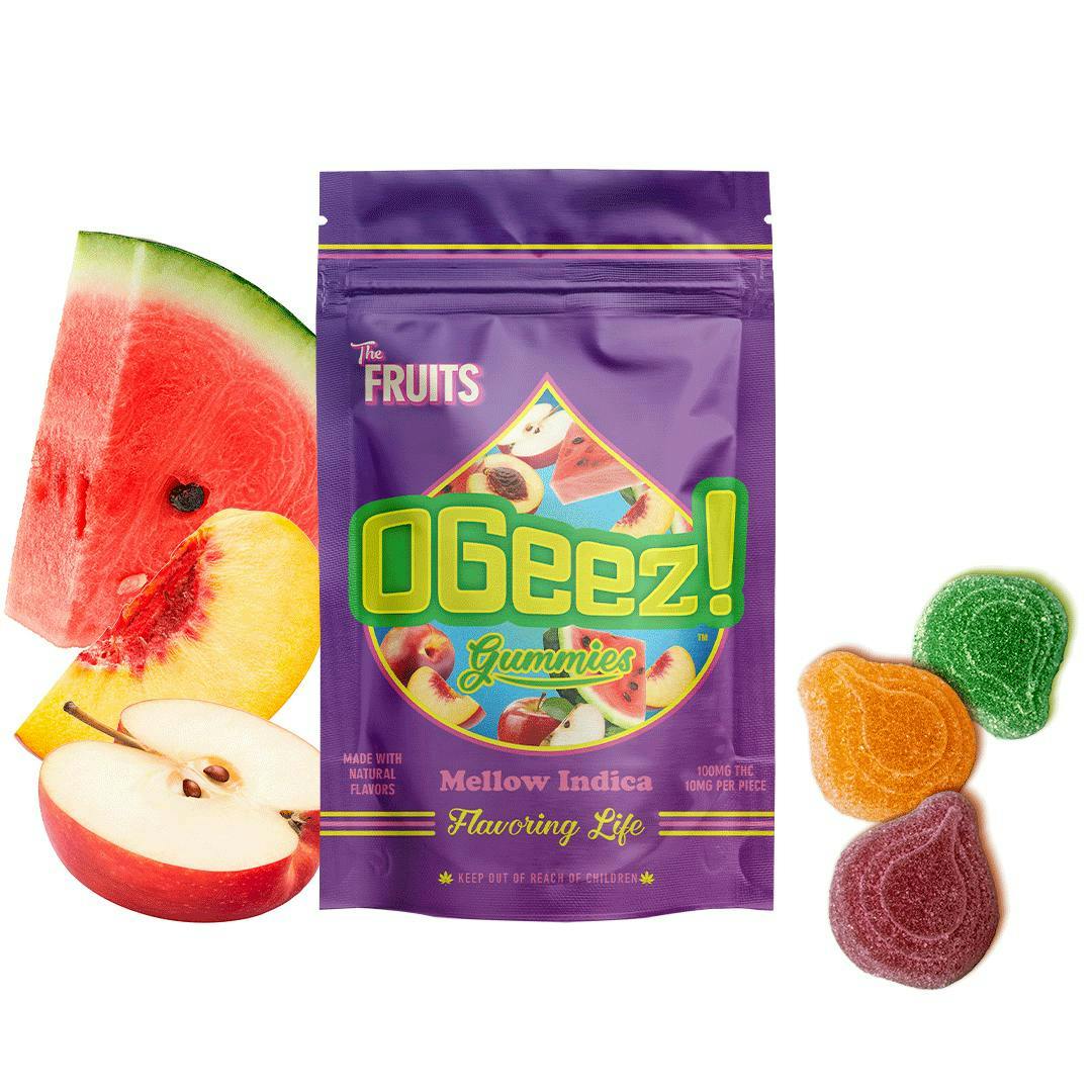 Ogeez! - OGeez! | The Fruits Gummies | 100mg | 10ct | 10mg/ea - 1