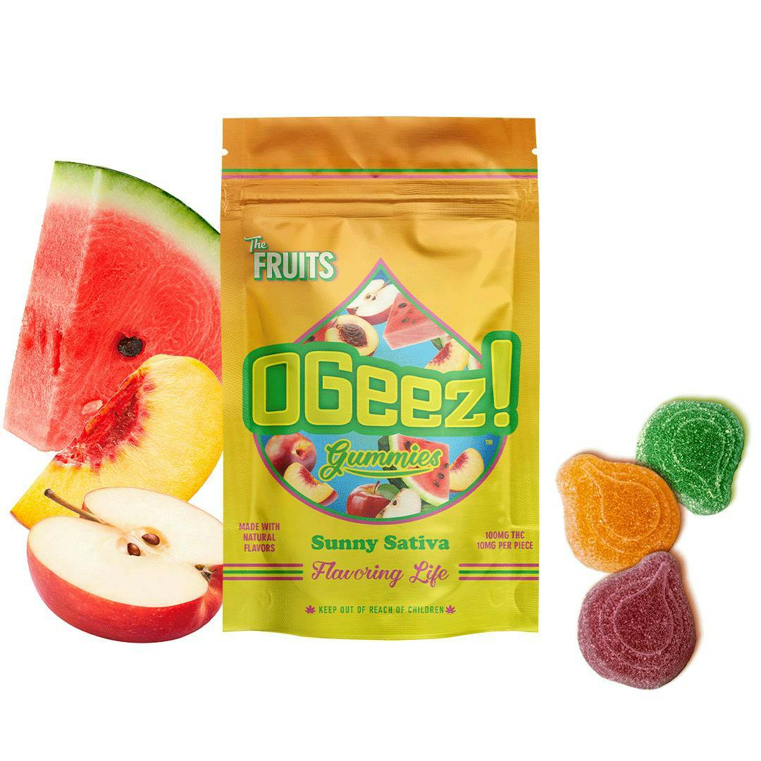 Ogeez! - OGeez! | The Fruits Gummies | 100mg | 10ct | 10mg/ea - 1