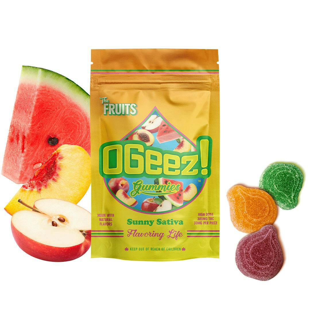 Ogeez! - OGeez! | The Fruits Gummies | 300mg | 10ct | 30mg/ea - 1