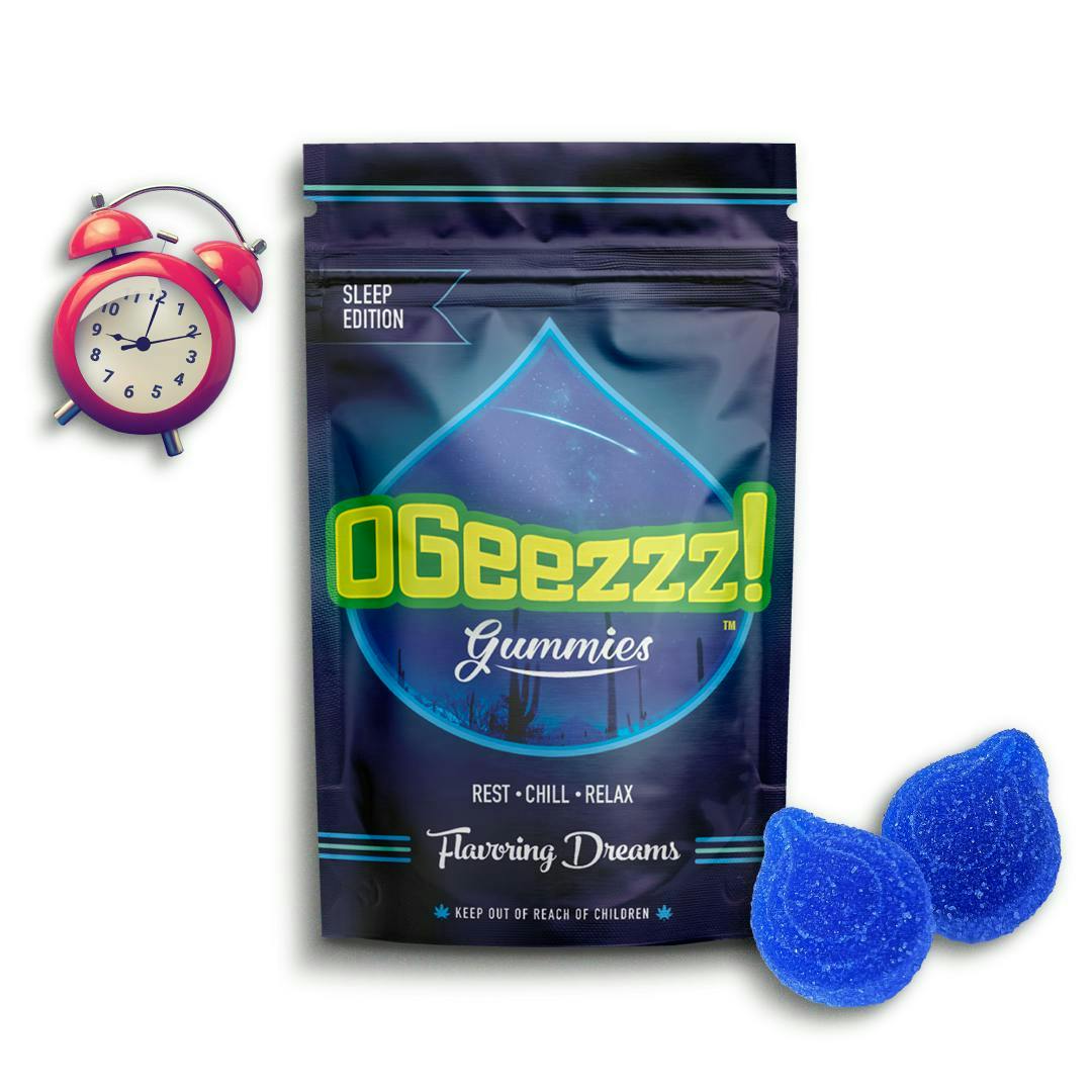Ogeez! - OGeez! | Sleep Edition | Aquaberry 2:1 Gummies | 100mg | 10ct | 10mg/ea - 1