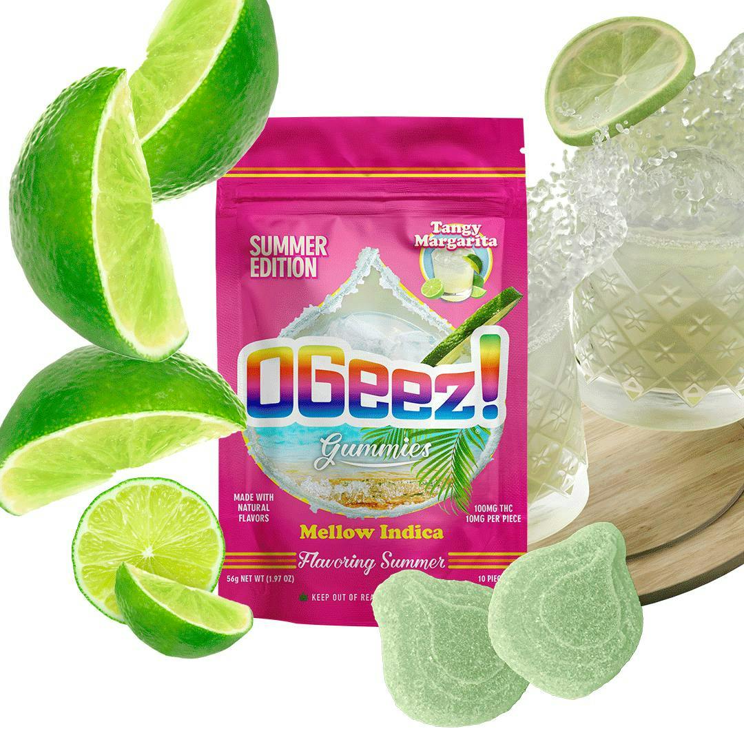 Ogeez! - OGeez! | Summer Edition | Tangy Margarita Gummies | 100mg | 10ct | 10mg/ea - 1