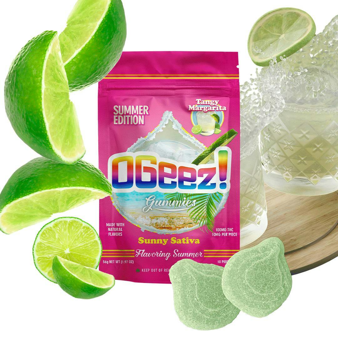 Ogeez! - OGeez! | Summer Edition | Tangy Margarita Gummies | 100mg | 10ct | 10mg/ea - 1