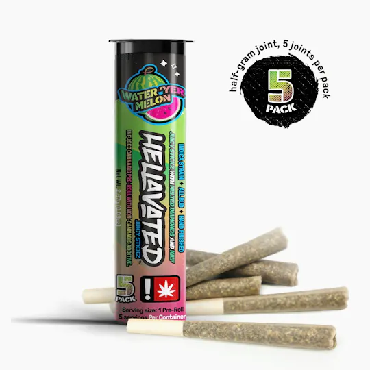 Hellavated - Water 'Yer Melon Juicy Stickz 5 pack - 1