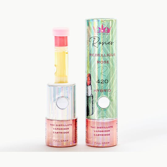 Rosie's Confections - Rebellious Rose Vape Cartridge - 1