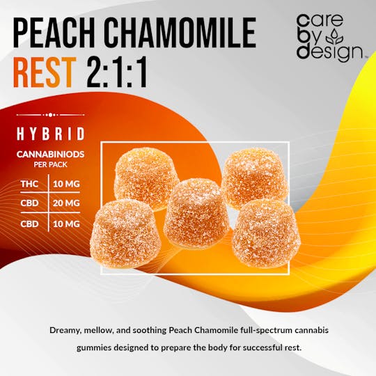 Care By Design Canada - Peach Chamomile Rest Soft Chews - 1