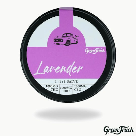 Green Truck - Salve: 1:1:1 THC/CBD/CBG Salve - Lavender - 1