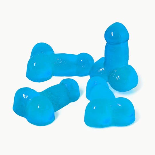 Censored Edibles - Blue Raspberry Penis Gummies - 1