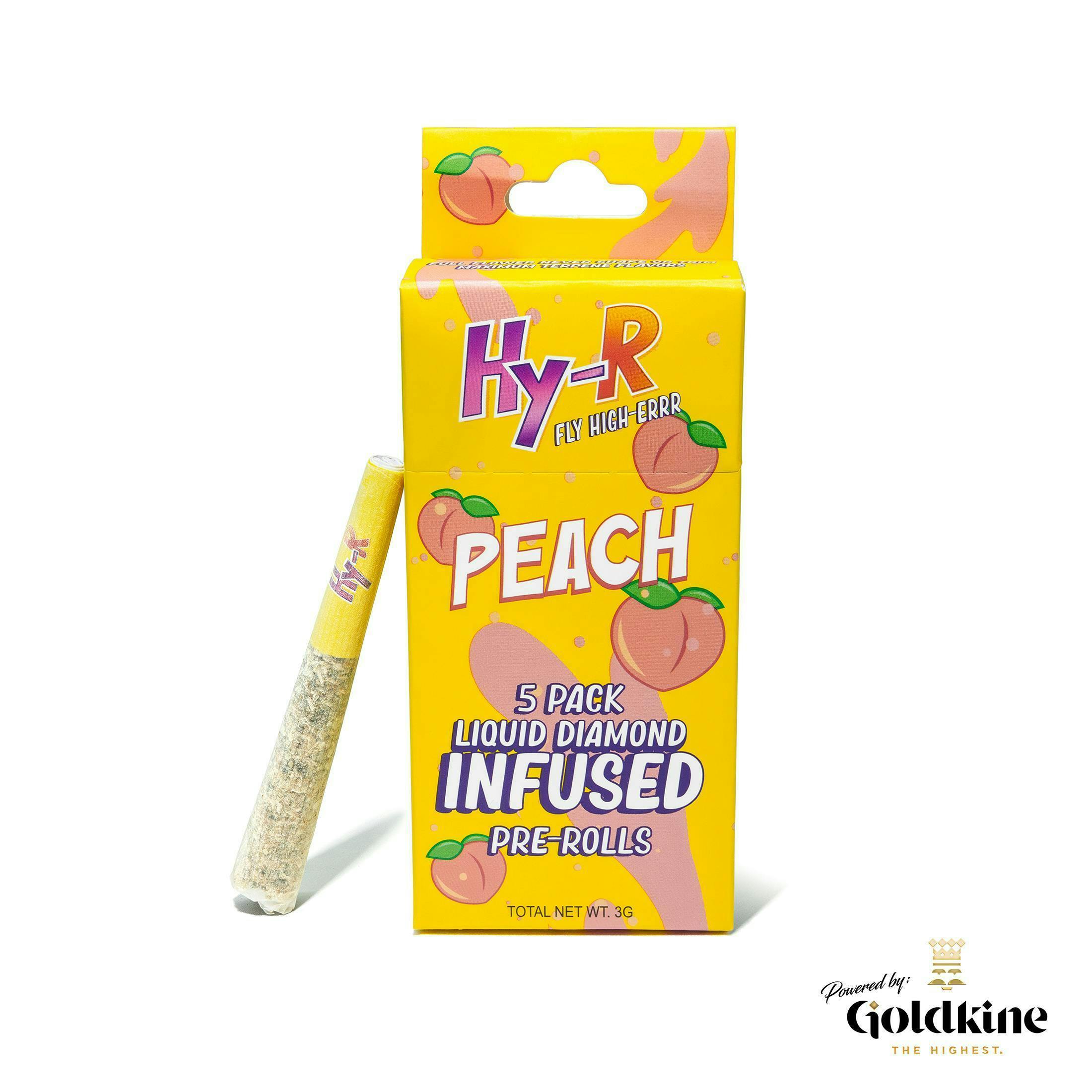 Goldkine - Hy-R 5-Pack Infused | Peach - 1
