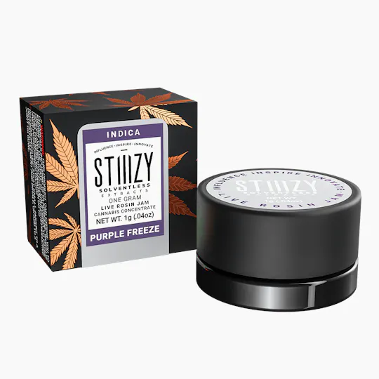 STIIIZY - - PURPLE FREEZE - Live Rosin Jam - 1