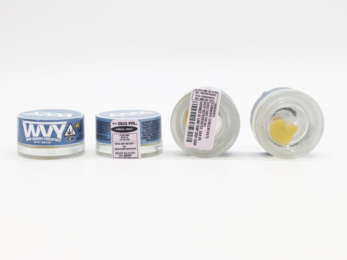 WVY - WVY - Zereal Milk - Tier 2 Live Resin Budder - 1