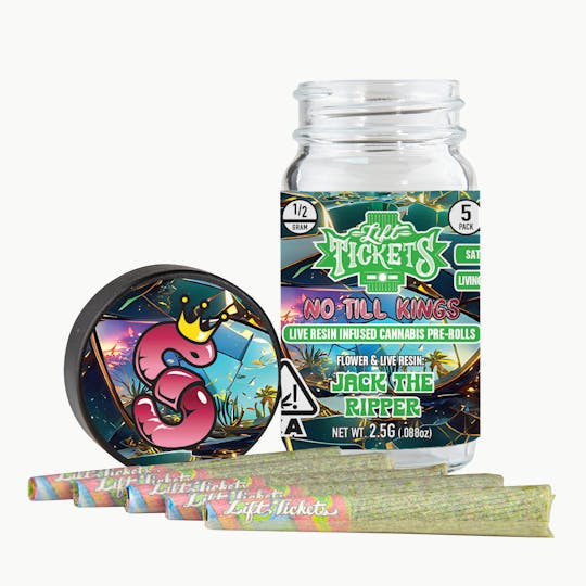 Lift Tickets - Jack The Ripper - Infused Pre-Roll 5-Pack - 1
