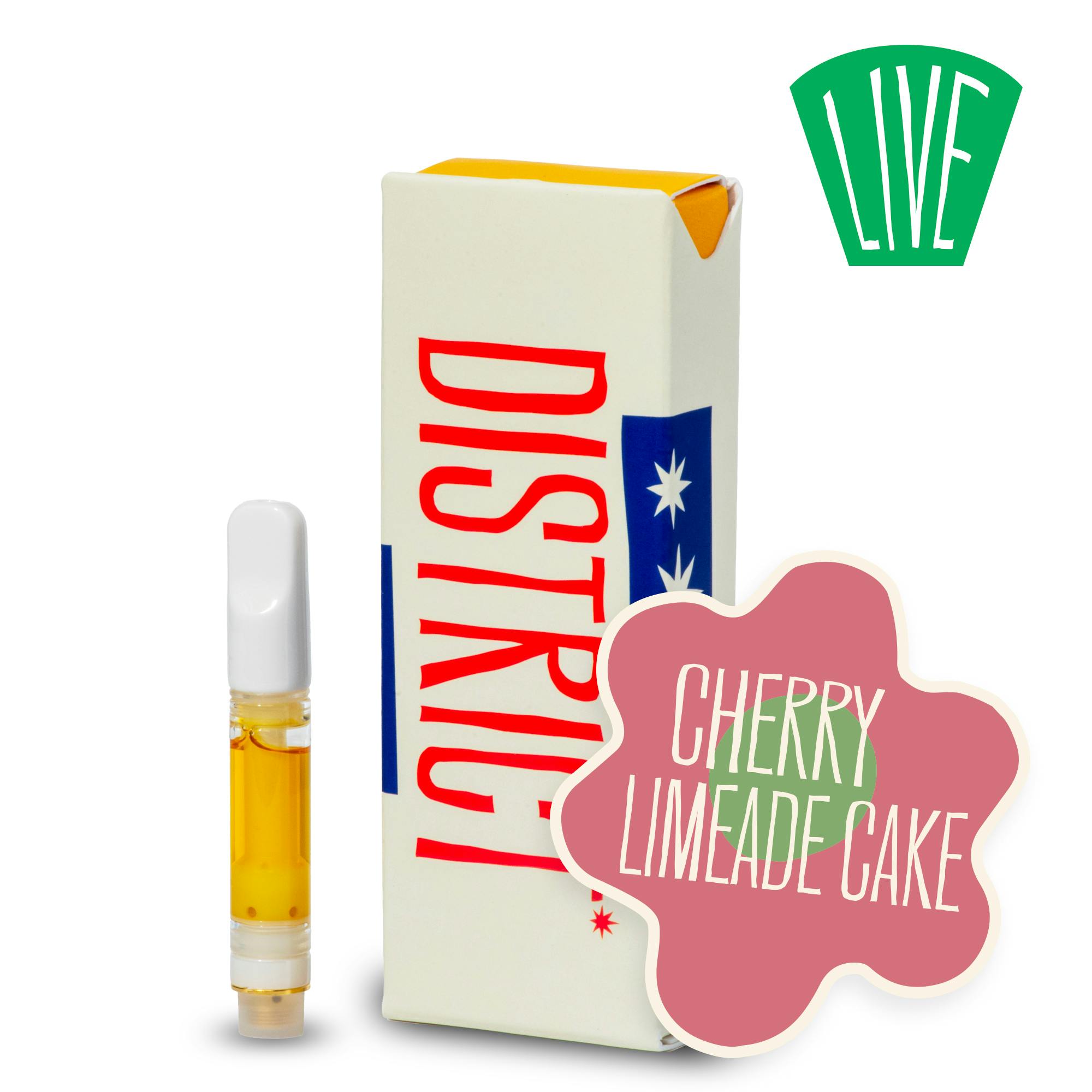 District Cannabis - Cherry Limeade Cake Live Resin Vape Cart - 1