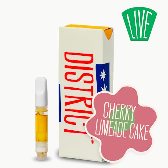 District Cannabis - Cherry Limeade Cake Live Resin Vape Cart - 1