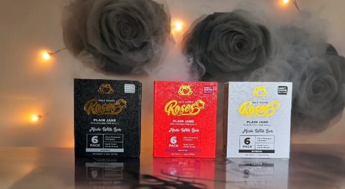 Roses - PLAIN JANE-INDICA_6 Pack Pre Roll Box_3.6g(.6ea) - 1