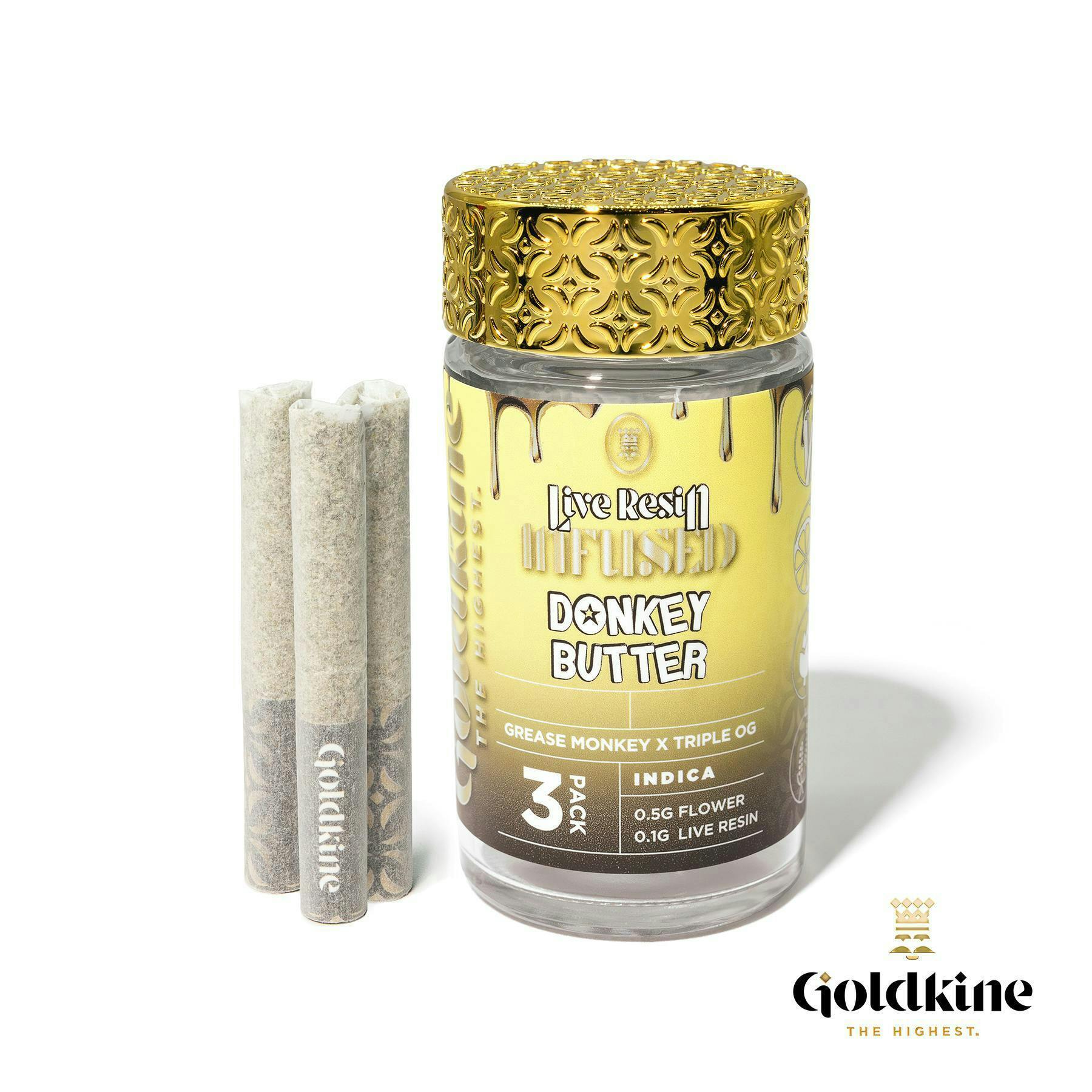 Goldkine - Goldkine 3-Pack Infused | Donkey Butter - 1