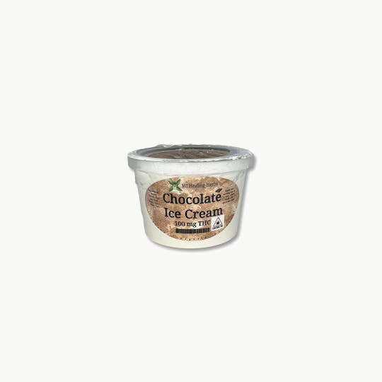 Indico - 100mg Nano Infused Chocolate Ice Cream - MJ Healing Herbs - 1