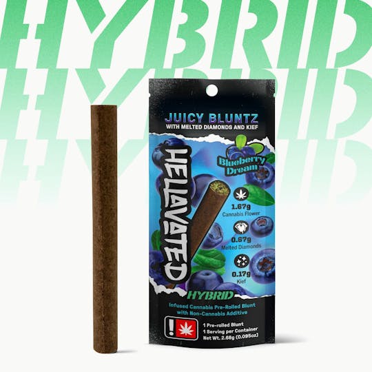 Hellavated - Blueberry Dream Juicy Bluntz 2.5g - 1