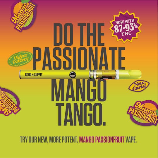 Good Supply - Mango Passionfruit 510 Vape - 1