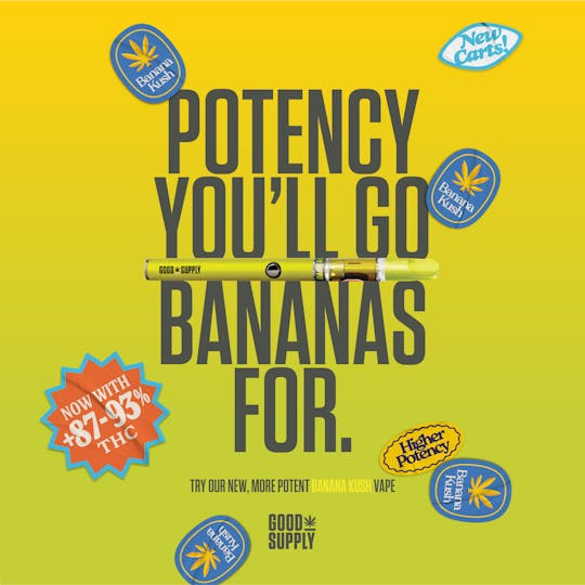 Good Supply - Banana Kush 510 Vape - 1