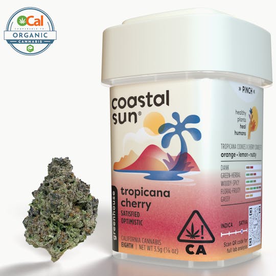 Coastal Sun - Tropicana Cherry Greenhouse Flower 3.5g - 1