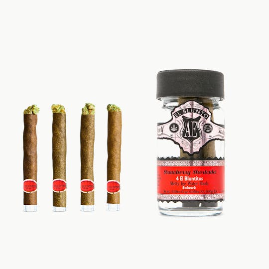 El Blunto by Albert Einstone's - El Bluntito 4-Pack - Strawberry Shortcake - 4 x .85G - Hash Infused - 1