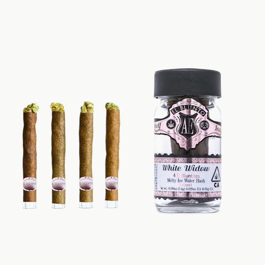 El Blunto by Albert Einstone's - El Bluntito 4-Pack - White Widow - 4 x .85G - Hash Infused - 1